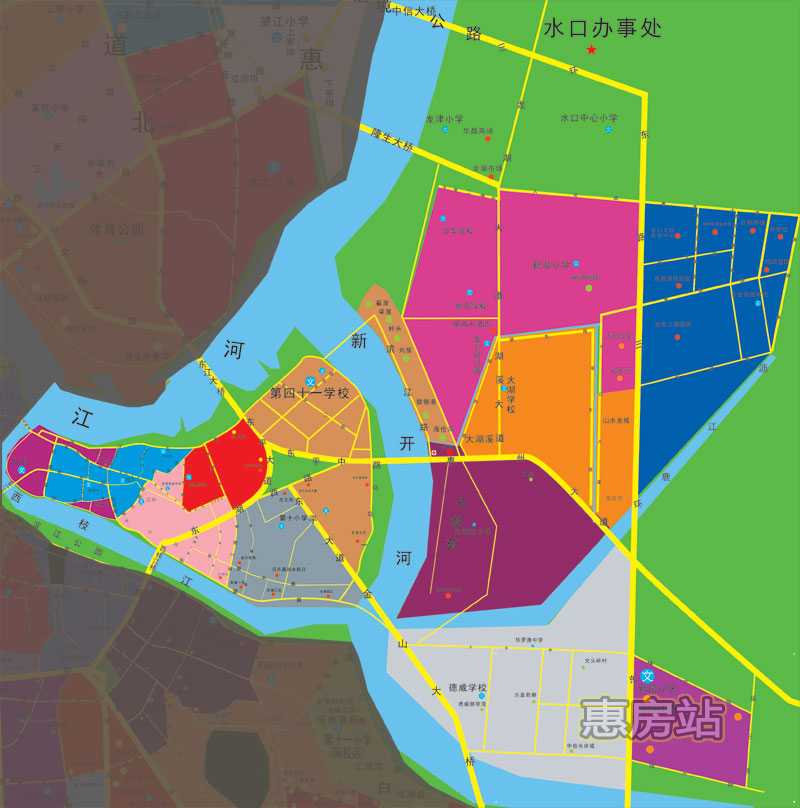 惠城区(东部)学区划分