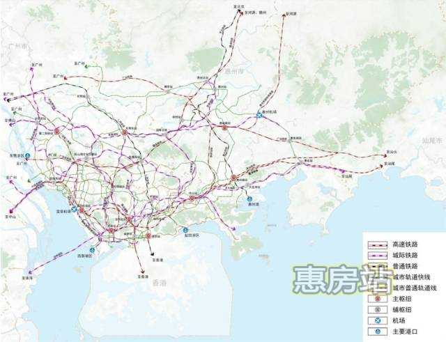 深圳都市圈轨道交通规划