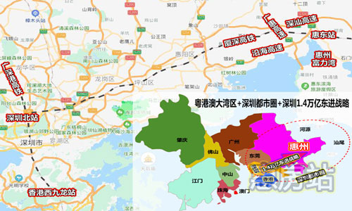 惠州富力湾区位